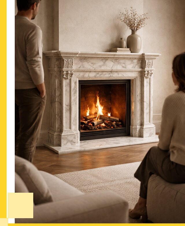 Мраморные камины под ключ в Гусе-Хрустальном от 267450 р. | ЭриданГсь