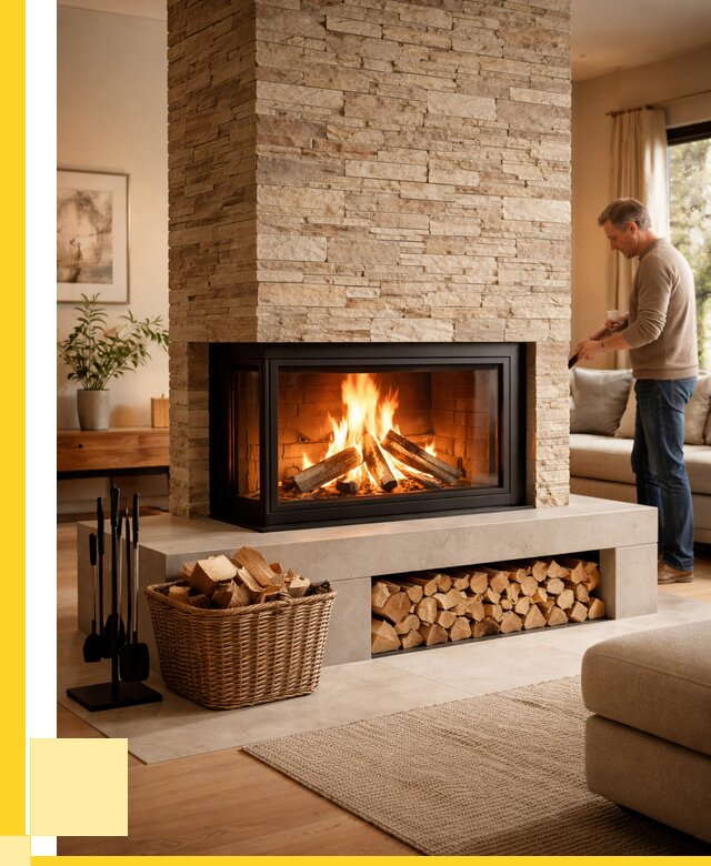 Дровяной камин под ключ в Гусе-Хрустальном от 213960 р. | ЭриданГсь