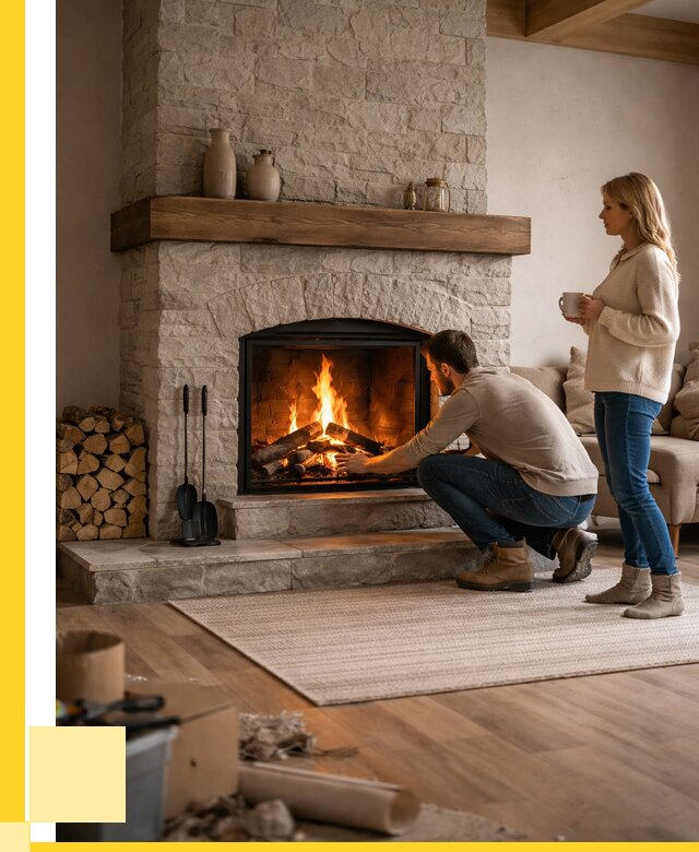 Камины для загородного дома в Гусе-Хрустальном от 374430 р., ЭриданГсь