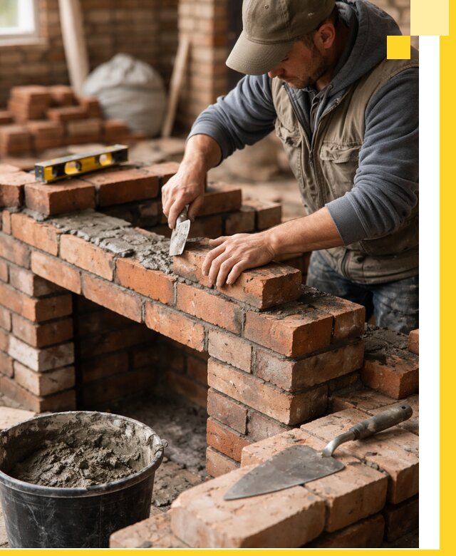 Кладка каминов под ключ в Гусе-Хрустальном профессиональная отделка и монтаж