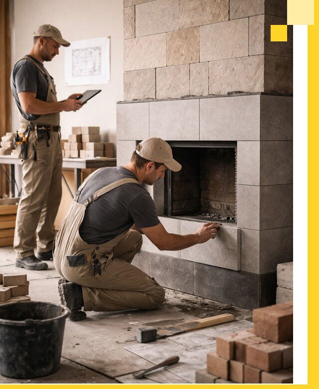 Индивидуальные проекты каминов и каминных систем в Гусе-Хрустальном