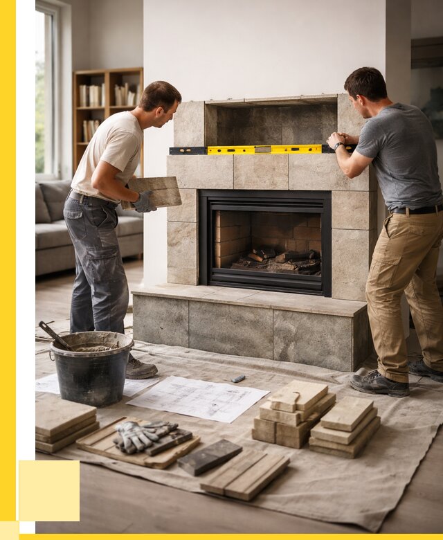 Монтаж каминов и установка в Гусе-Хрустальном от 48141 р. | ЭриданГсь