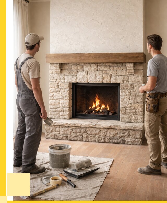 Отделка каминов в Гусе-Хрустальном от 6954 р. под ключ | ЭриданГсь