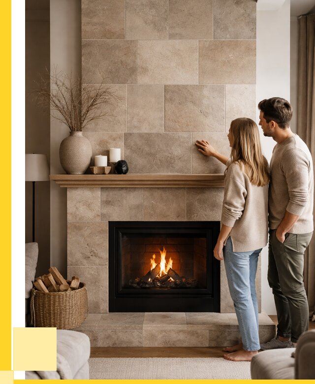 Облицовка каминов керамогранитом в Гусе-Хрустальном от 4814 р. | ЭриданГсь