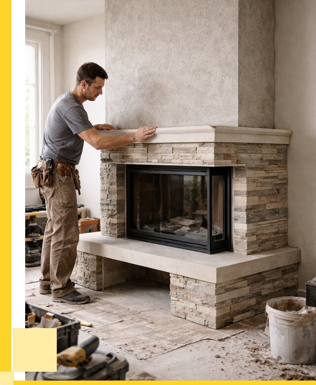 Изготовление каминов под ключ в Гусе-Хрустальном от 160470 р. | ЭриданГсь