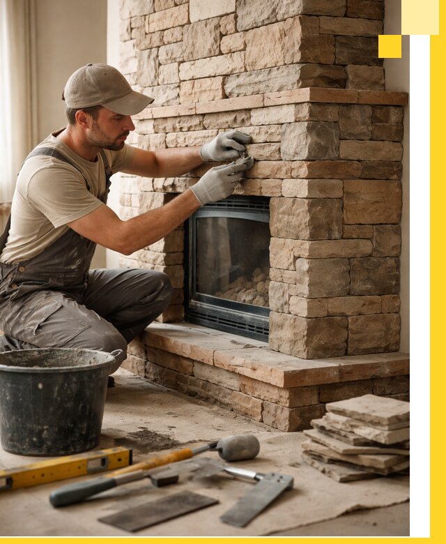 Проектирование и установка печей-каминов под ключ в Гусе-Хрустальном