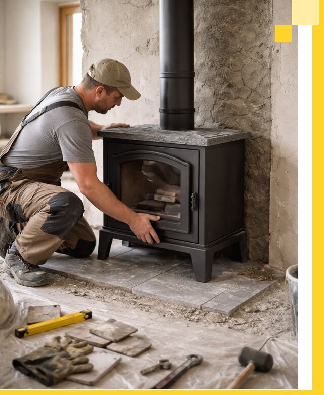 Профессиональный монтаж печей и каминов в Гусе-Хрустальном под ключ