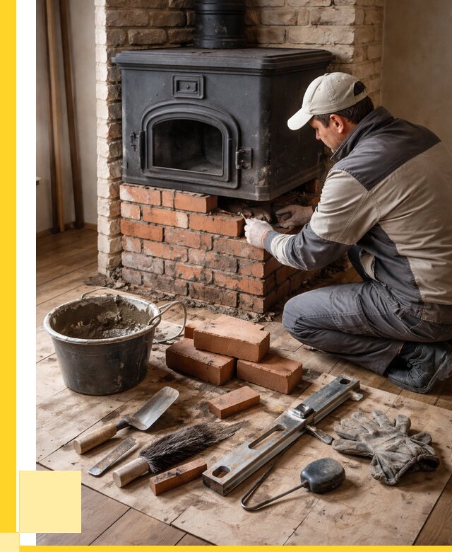 Ремонт печей в Гусе-Хрустальном от 12838 р., услуги печника ЭриданГсь