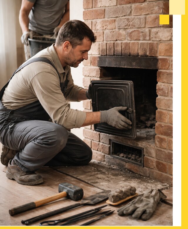 Ремонт печей в Гусе-Хрустальном с гарантией качества и безопасности