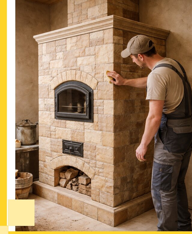 Облицовка печей в Гусе-Хрустальном от 4814 р. под ключ | ЭриданГсь