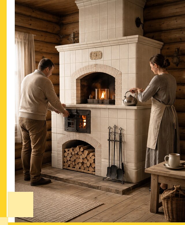 Русские печи в Гусе-Хрустальном: установка от 160470 р. ЭриданГсь