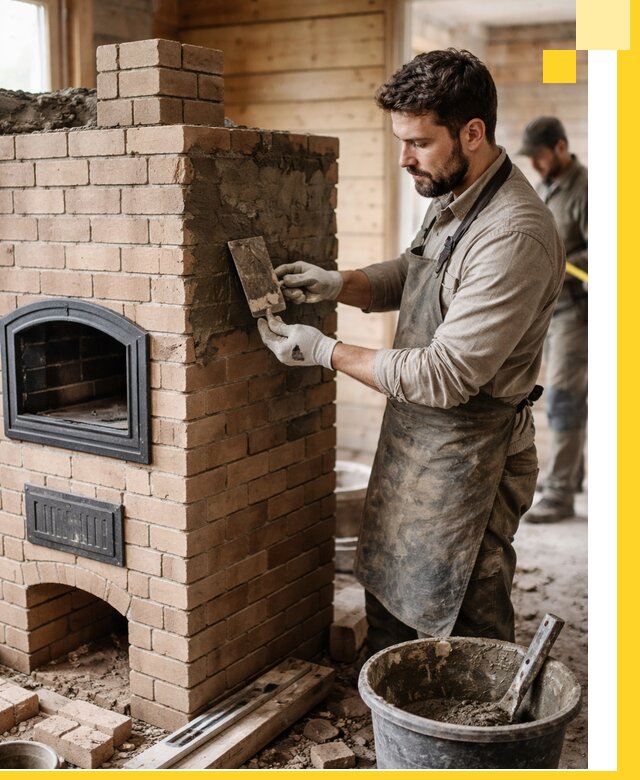 Изготовление и установка печей-шведок под ключ в Гусе-Хрустальном