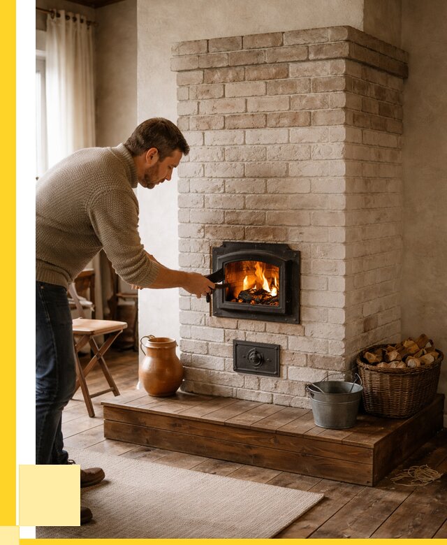 Печь голландка из кирпича в Гусе-Хрустальном от 90933 р. | ЭриданГсь