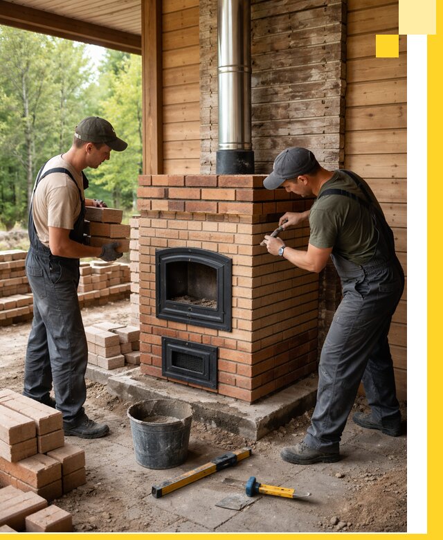 Производство и установка дачных печей под ключ в Гусе-Хрустальном