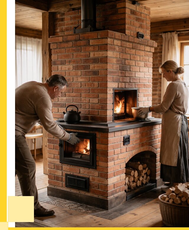 Печи для загородного дома под ключ в Гусе-Хрустальном от 85584 р. | ЭриданГсь