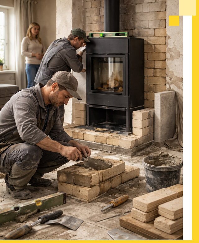 Печи и камины под ключ: проект, установка в Гусе-Хрустальном