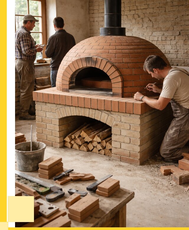 Помпейская печь дровяная для пиццы в Гусе-Хрустальном | ЭриданГсь от 213960 р.