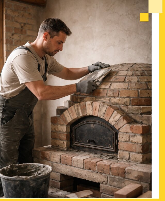 Изготовление и монтаж помпейских печей на заказ в Гусе-Хрустальном