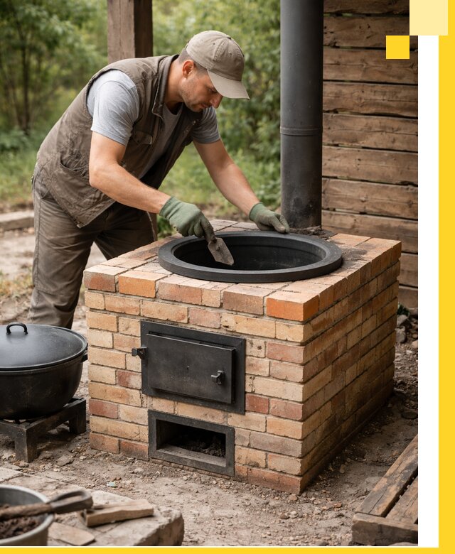 Изготовление и установка печей для казана в Гусе-Хрустальном под ключ