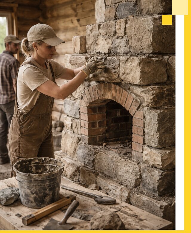 Каменные печи на заказ и монтаж в Гусе-Хрустальном, долговечные решения