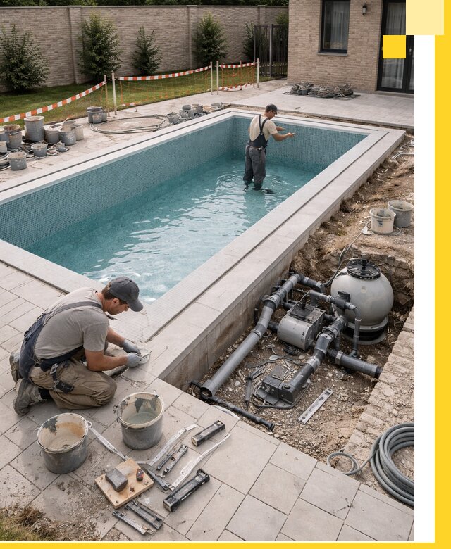 Строительство бассейнов под ключ в Гусе-Хрустальном: проекты и монтаж