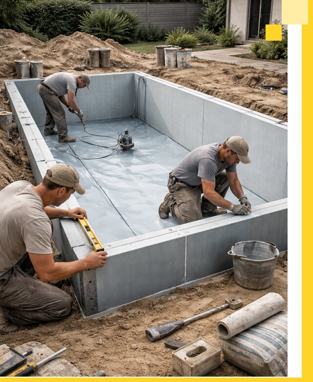 Профессиональный монтаж бассейнов под ключ в Гусе-Хрустальном с гарантией