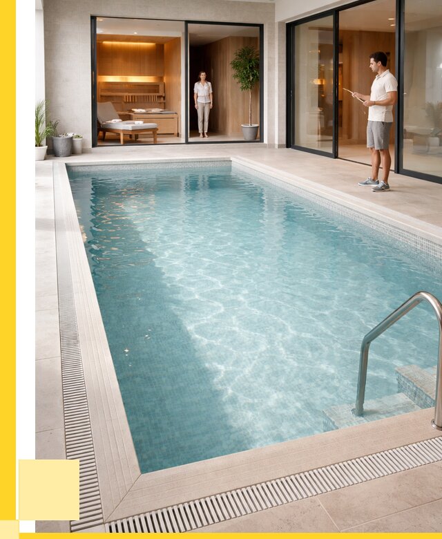 Отделка бассейна пленкой ПВХ в Гусе-Хрустальном от 3744 р. - ЭриданГсь