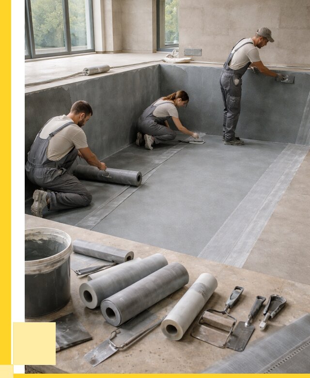 Гидроизоляция бассейнов в Гусе-Хрустальном от 2140 р., ЭриданГсь