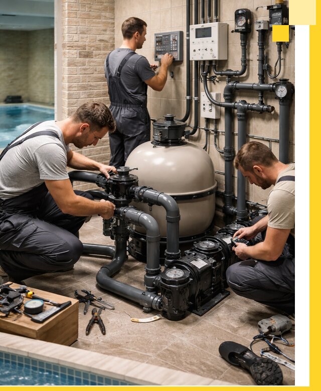 Комплексное оборудование для бассейнов под ключ в Гусе-Хрустальном