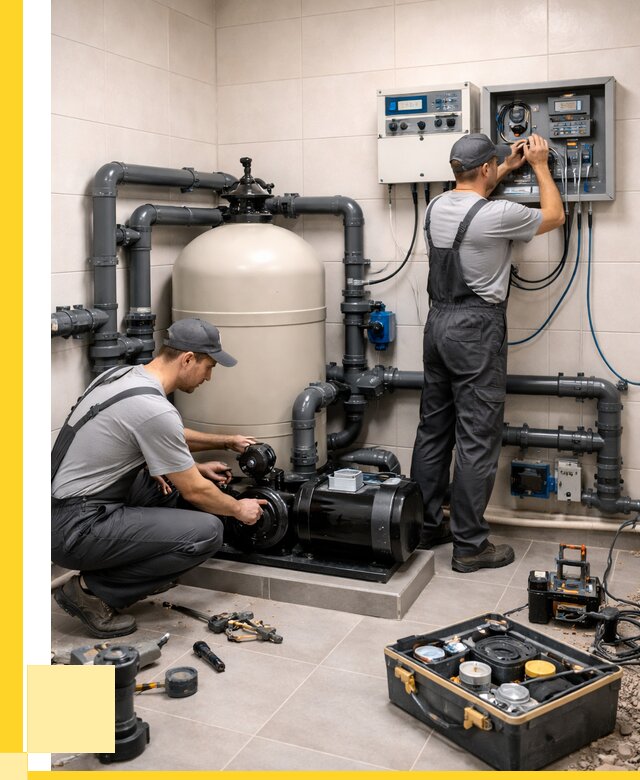 Монтаж оборудования для бассейнов в Гусе-Хрустальном от 42792 р. | ЭриданГсь