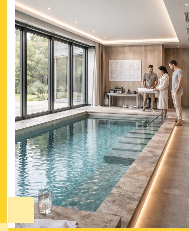 Закрытые бассейны под ключ в Гусе-Хрустальном от 2674500 р. | ЭриданГсь