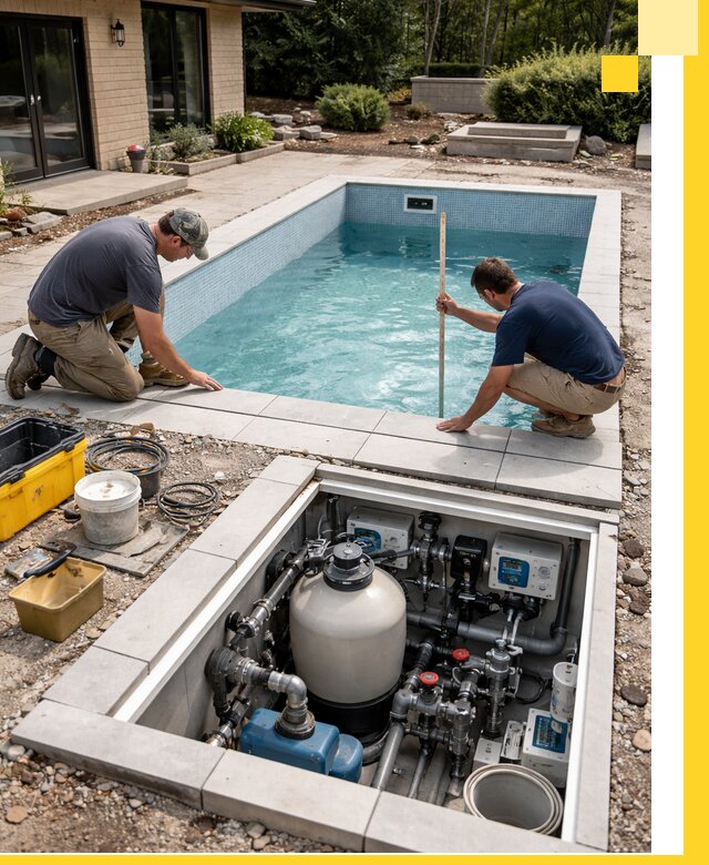 Строительство качественных домашних бассейнов под ключ в Гусе-Хрустальном