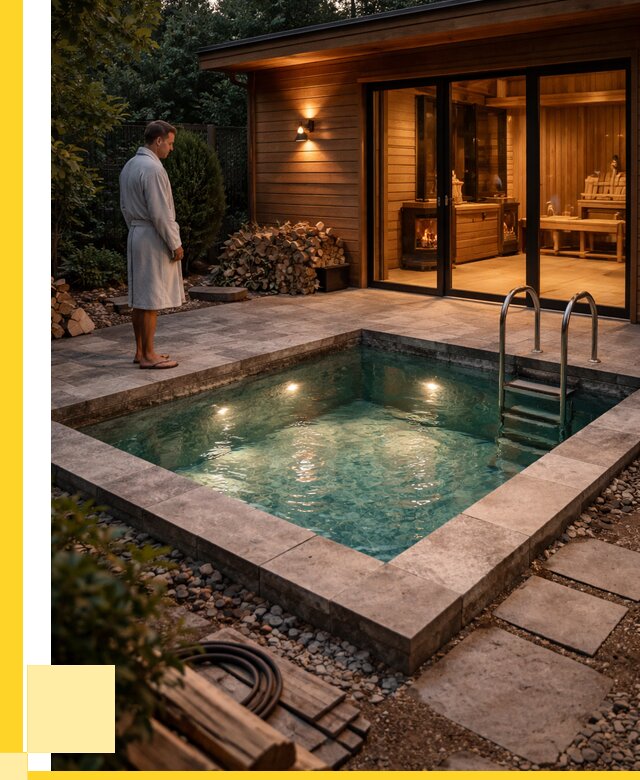 Бани с бассейном под ключ в Гусе-Хрустальном от 101631 р. | ЭриданГсь