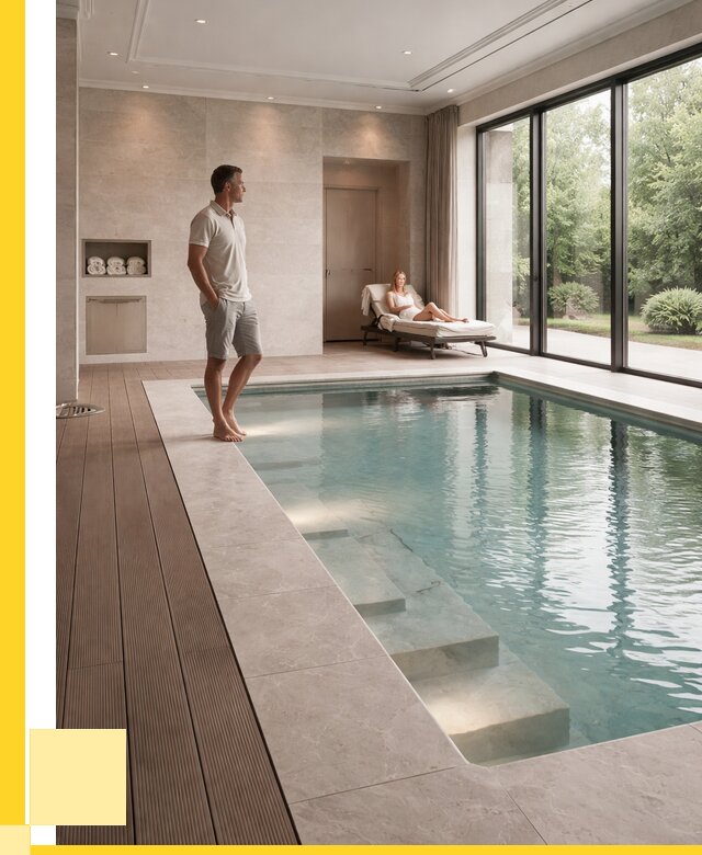 Бассейны в коттедже под ключ в Гусе-Хрустальном от 1283760 р. | ЭриданГсь