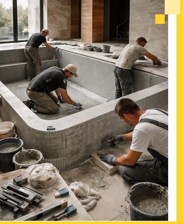 Строительство и установка СПА бассейнов под ключ в Гусе-Хрустальном