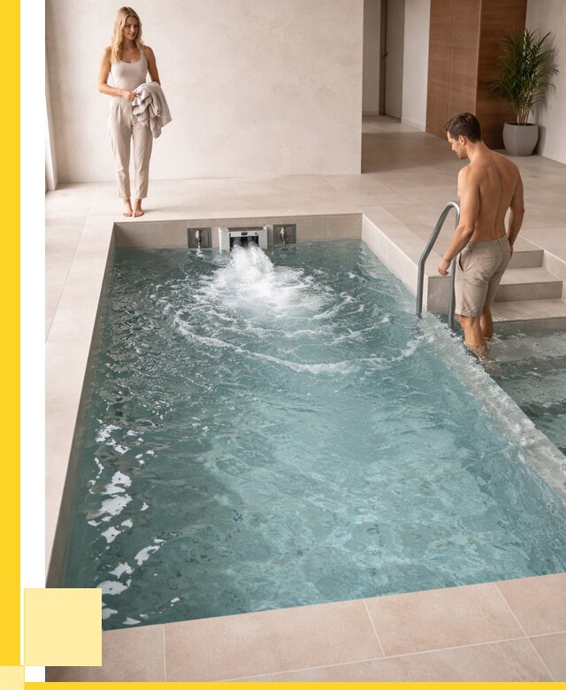 Бассейн с противотоком в Гусе-Хрустальном от 267450 р. | ЭриданГсь