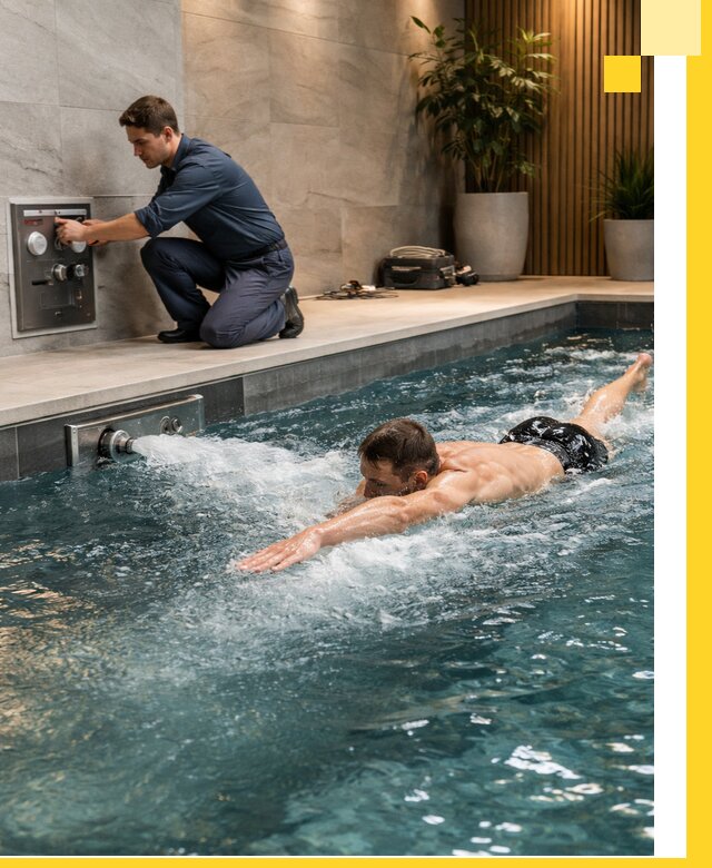 Проектирование и монтаж бассейнов с противотоком в Гусе-Хрустальном