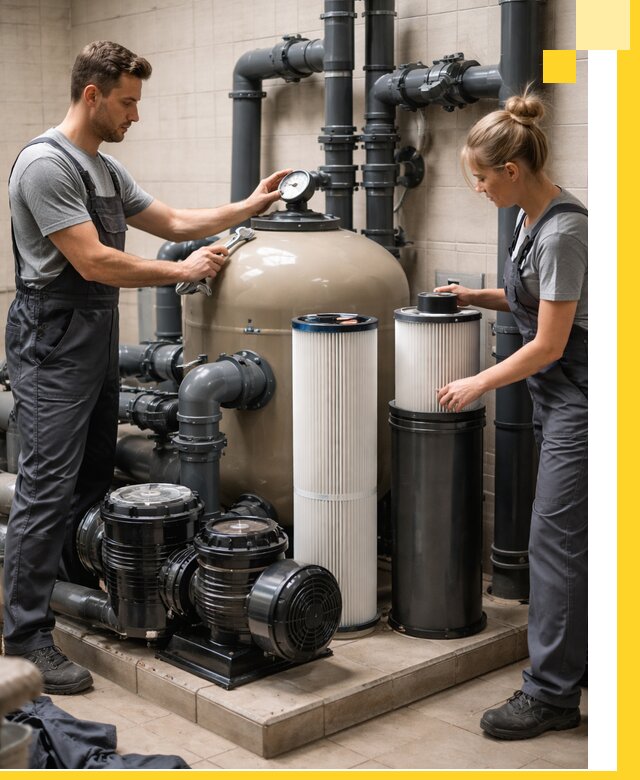 Фильтры и системы фильтрации для бассейнов в Гусе-Хрустальном