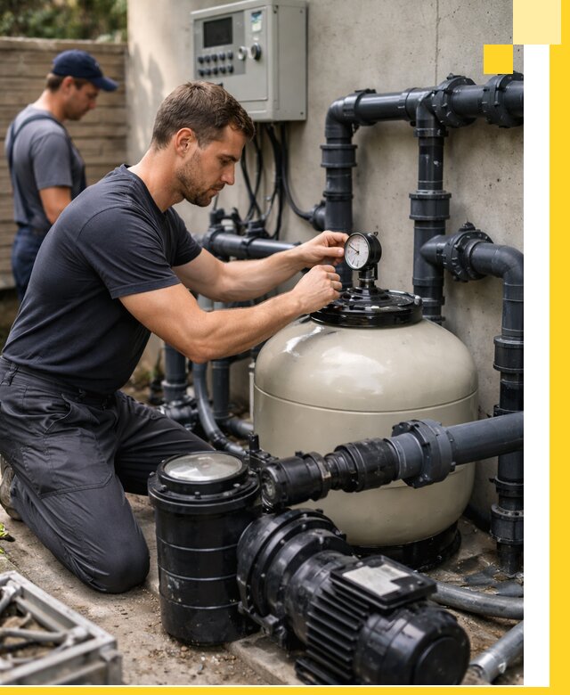 Поставка и монтаж фильтровального оборудования для бассейнов в Гусе-Хрустальном