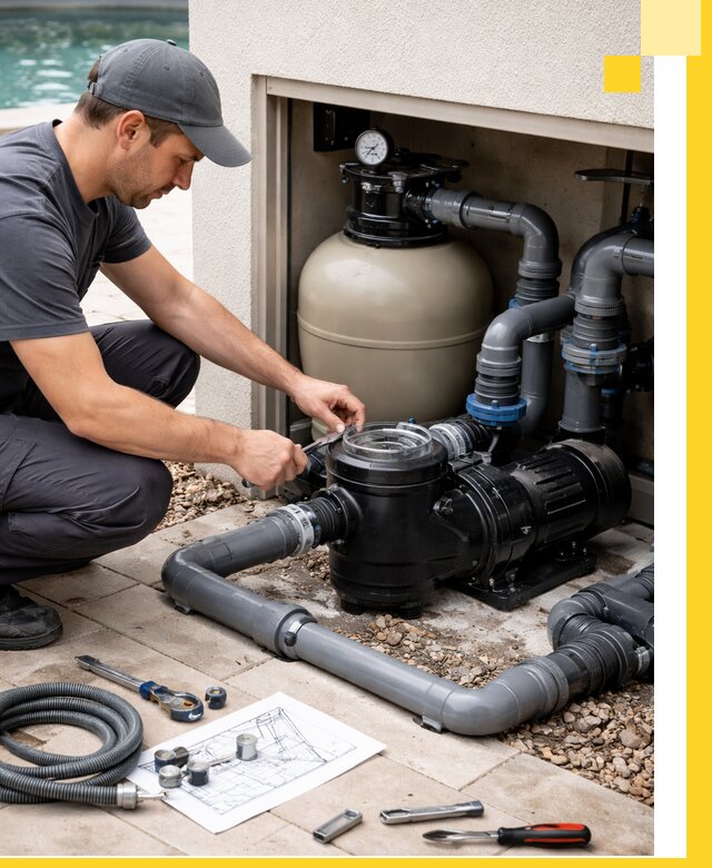 Поставка, монтаж и сервис насосов для бассейнов в Гусе-Хрустальном