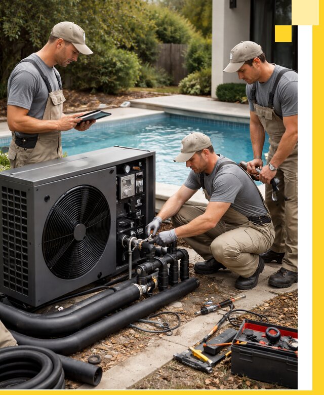 Проектирование и установка тепловых насосов для бассейнов в Гусе-Хрустальном