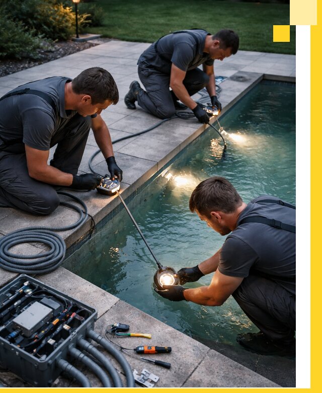 Профессиональное освещение бассейнов в Гусе-Хрустальном: дизайн и монтаж