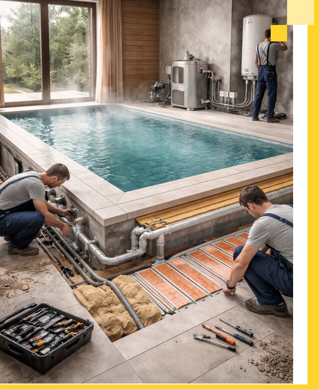 Проектирование и строительство тёплых бассейнов в Гусе-Хрустальном