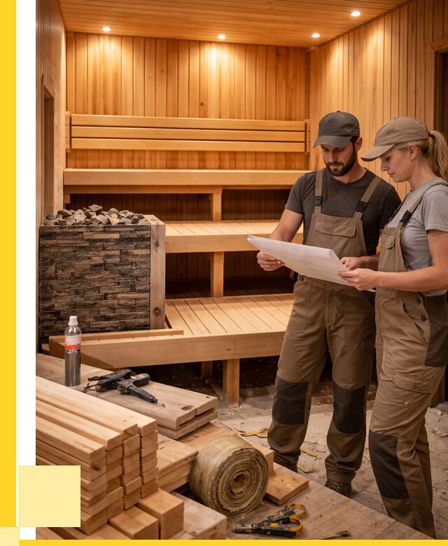 Строительство саун в Гусе-Хрустальном под ключ от 267450 р., ЭриданГсь