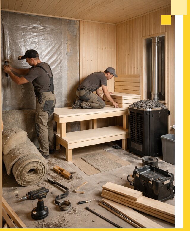 Проекты саун под ключ в Гусе-Хрустальном дизайн и строительство