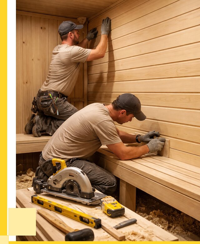 Обшивка саун вагонкой в Гусе-Хрустальном от 2675 р. | ЭриданГсь