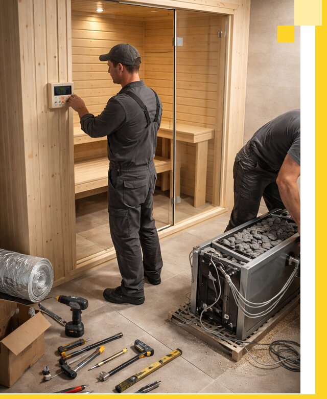 Поставка, установка и монтаж электрических саун в Гусе-Хрустальном