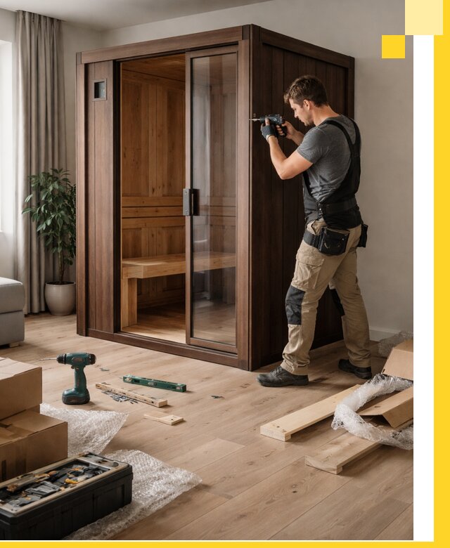 Установка и производство мини саун под ключ в Гусе-Хрустальном