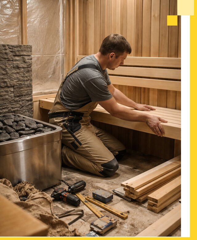 Сауны для дома под ключ с проектированием и монтажом в Гусе-Хрустальном