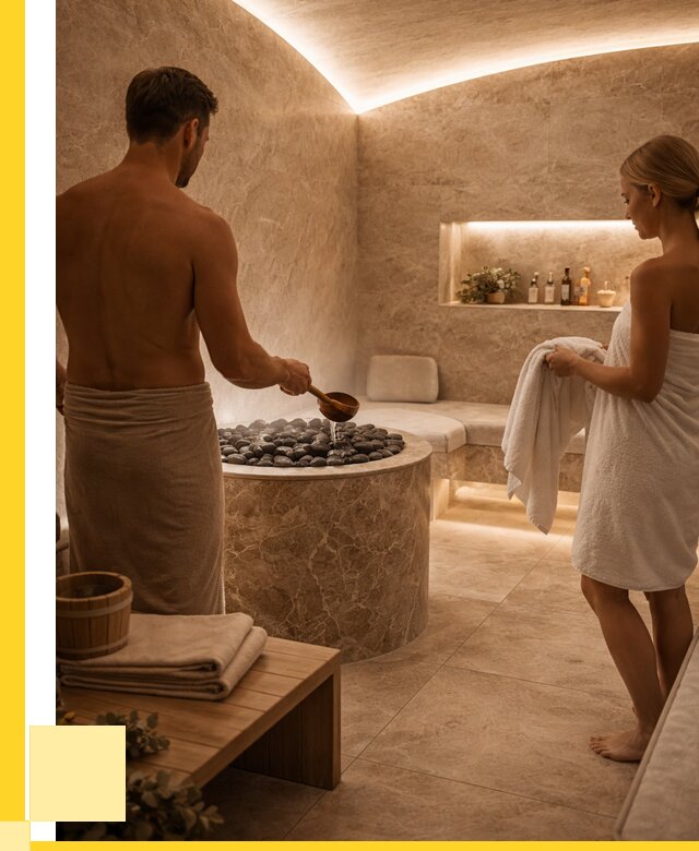 Сауны с хамамом в Гусе-Хрустальном от 374430 р. – проекты и монтаж | ЭриданГсь